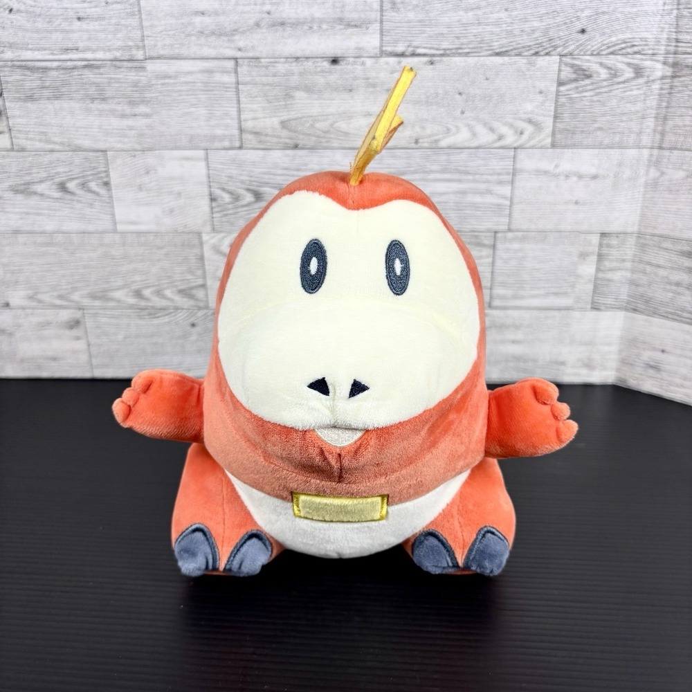 Pokemon FUECOCO 7" Plush‎ Stuffed Toy 2024 Jazwares Orange Nintendo Game Freak